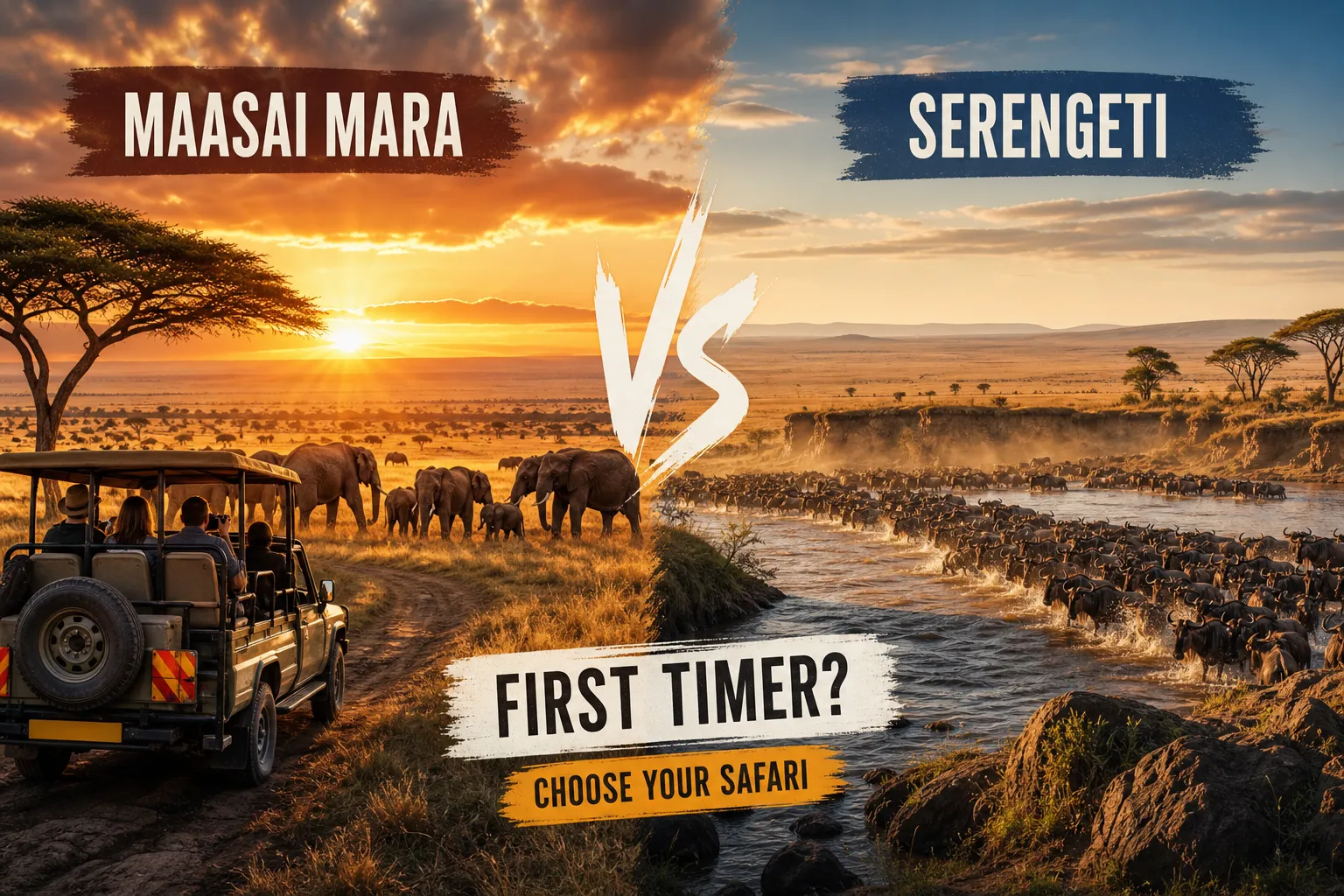 maasai mara vs serengeti which is better for first timers